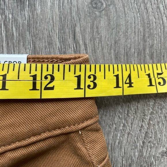 NWT AG JEANS Saige Wide Leg Crop Jeans in Caramel Size 25 - Picture 10 of 12